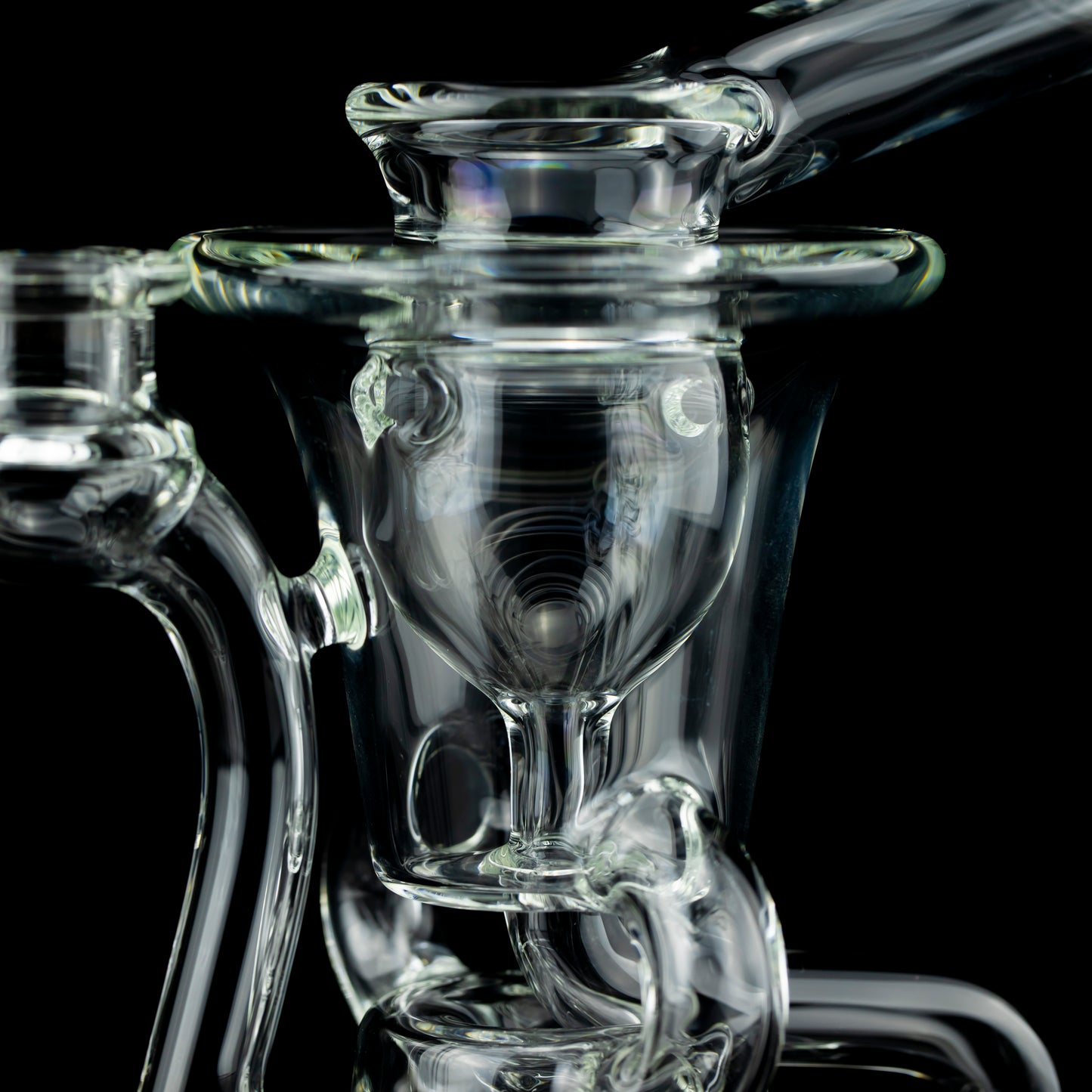 Clear Recycler (A) by Kuroobi Glass (2024)