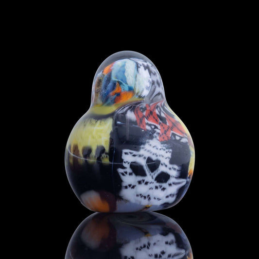 hand-blown art piece - Topper Marble (D) by Crunklestein (Trinkets & Tokens 2022)
