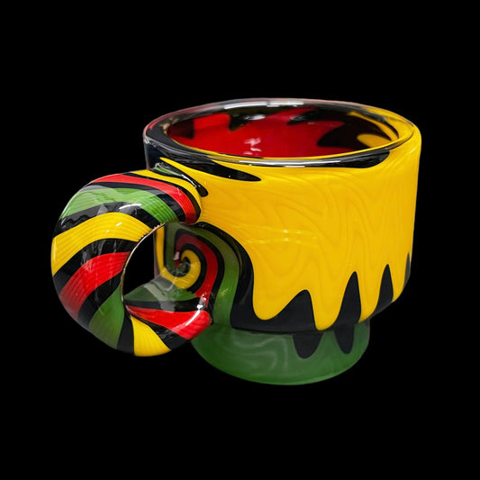 Rasta Flexpresso Sipper Collab by Flex Glass x Gurk Monster