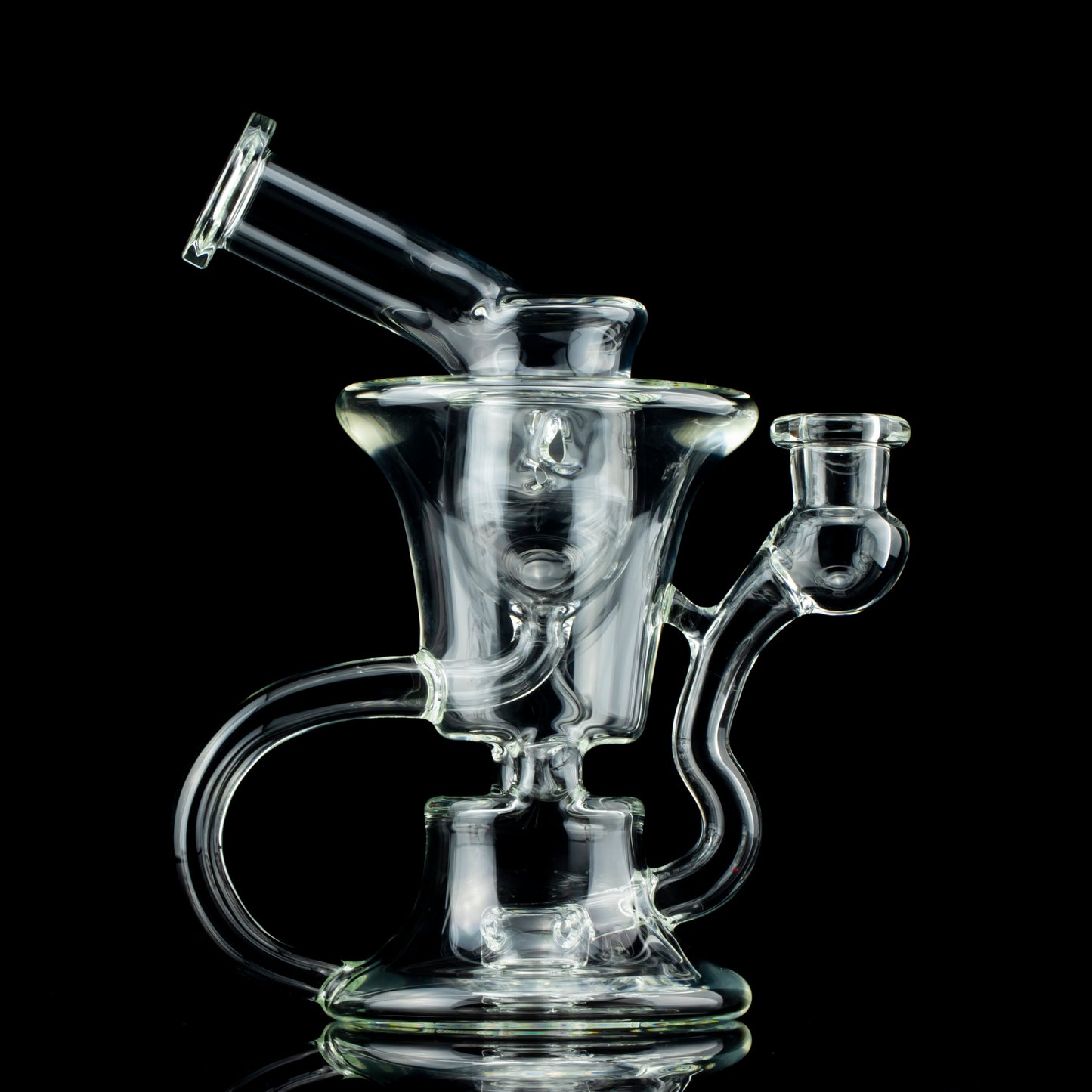 Clear Recycler (B) by Kuroobi Glass (2024)