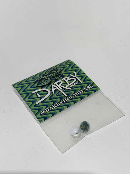 meticulously crafted art piece - Terp Pearl Set (A) by Darby Holm (Trinkets & Tokens 2022)