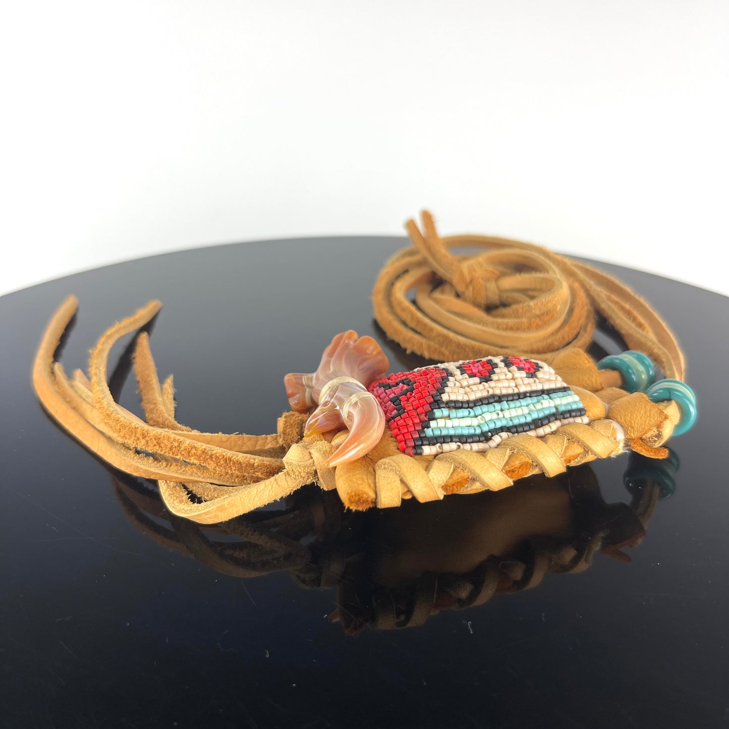 Beaded Medicine Bag by Elks That Run