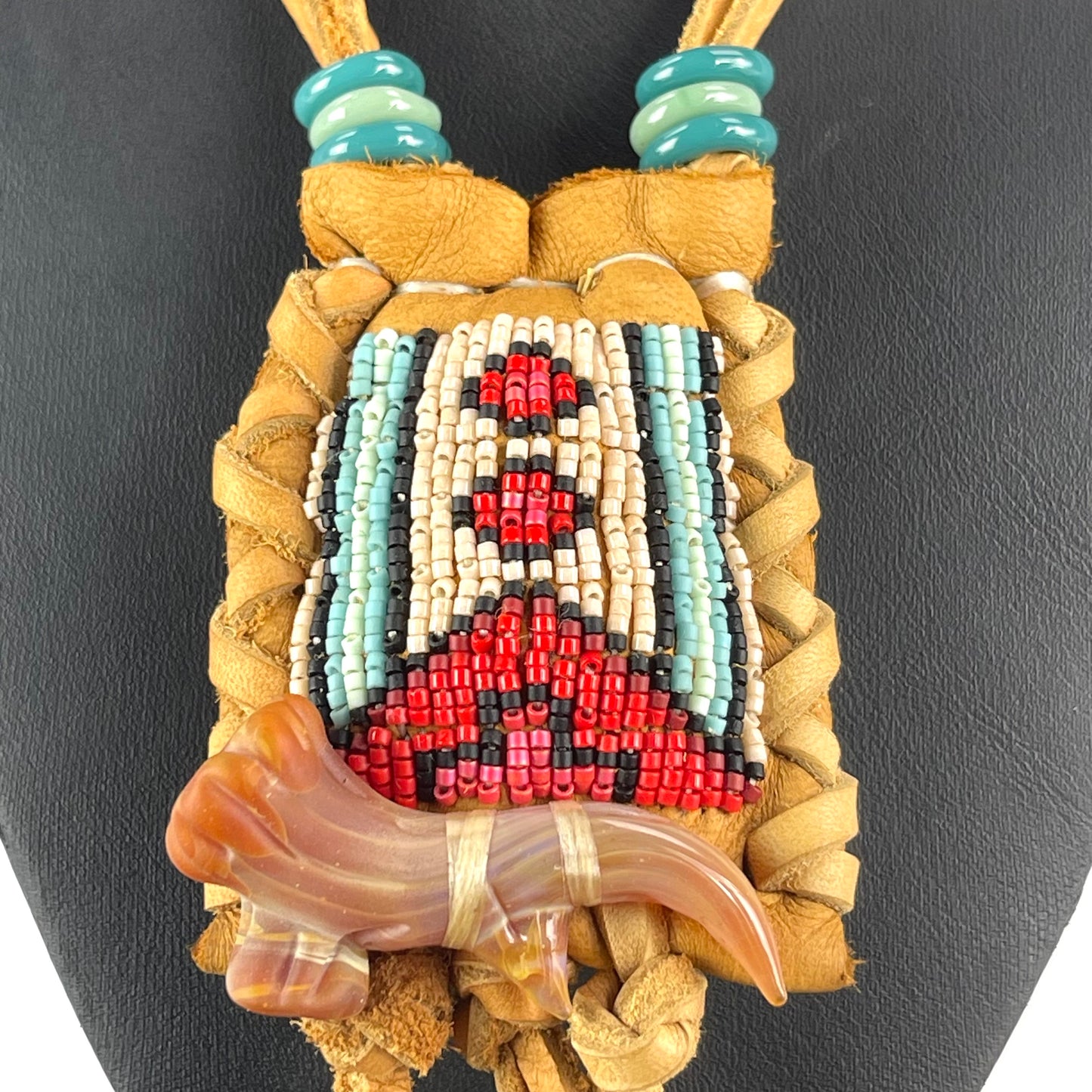 Beaded Medicine Bag by Elks That Run
