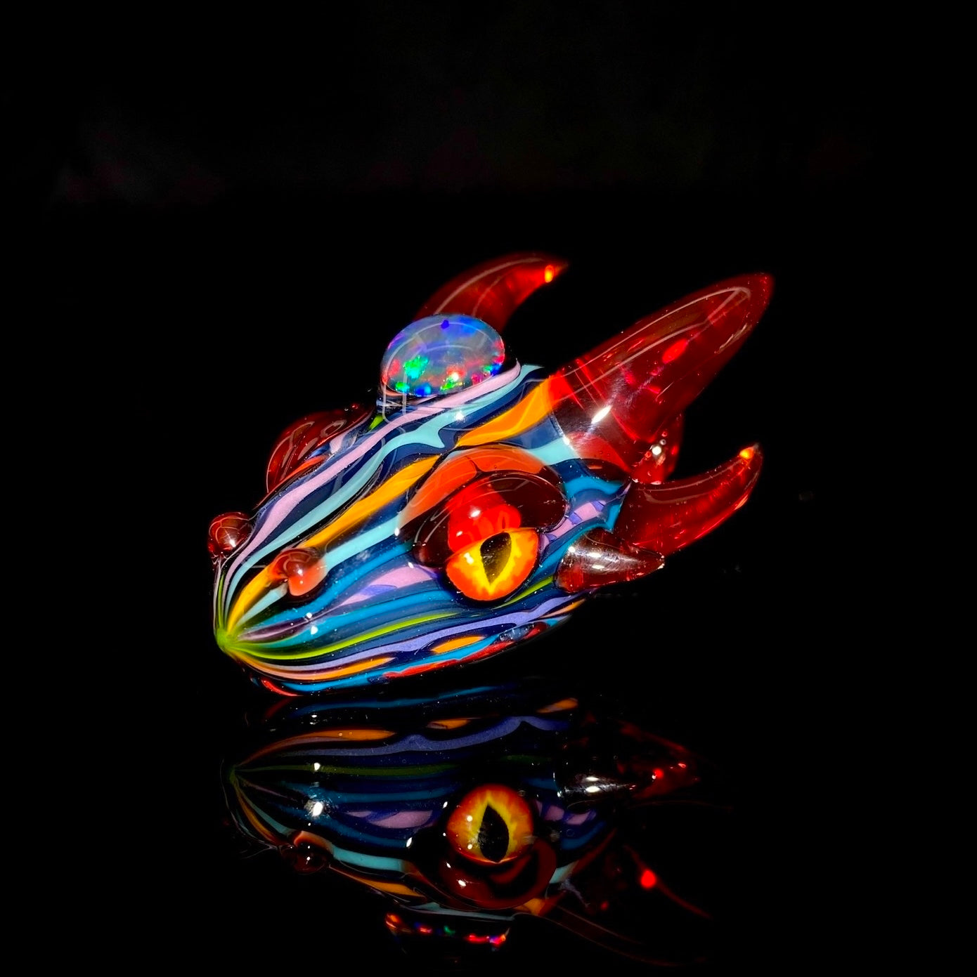 Bold Dragon Pendant by Scoz Glass x Trip A (Coogi Zoo)