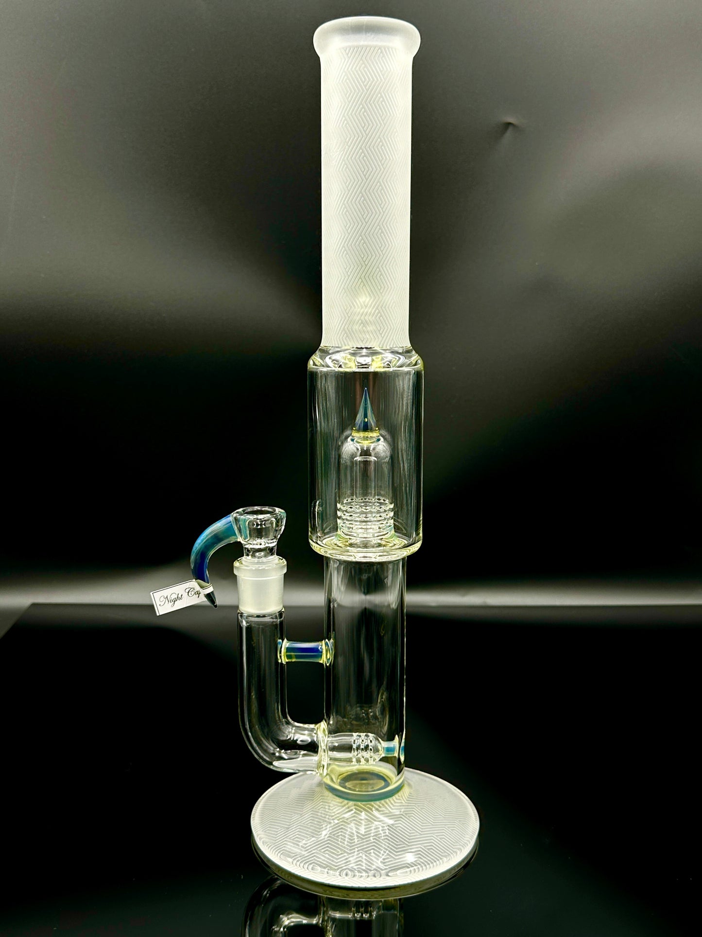 MGD - PA - StemLine 16mm 3 Cut 360 to Mini Grid Dome with Splash Guard 44mm Neck Cold Work Neck and Foot