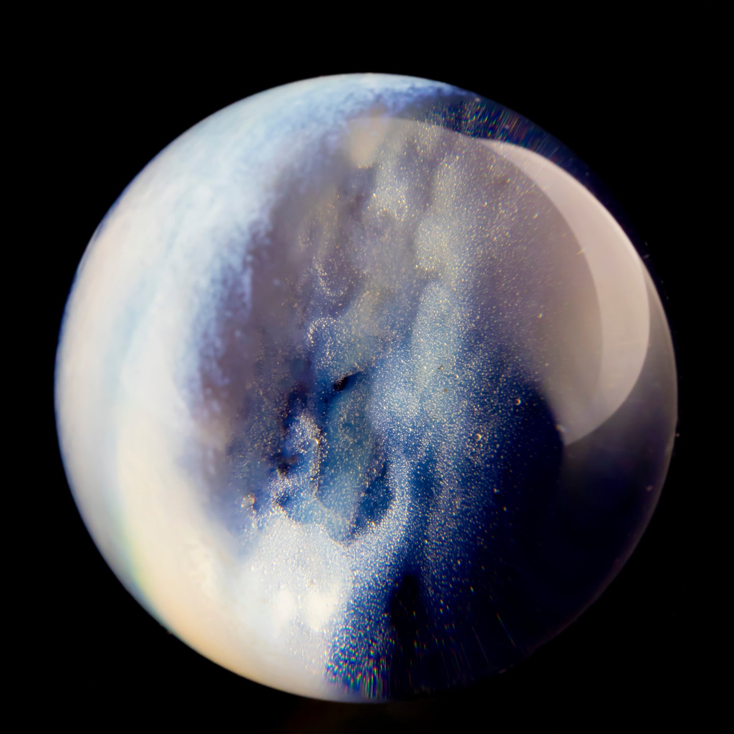 Moon and Clouds Marble by Glass Planet (2024)