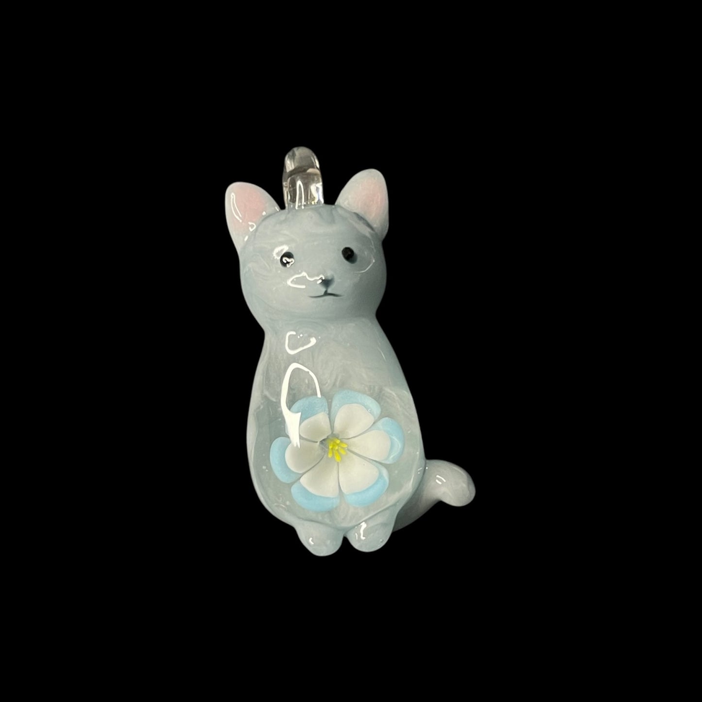 Flower Implosion Cat Pendant (A) by Azusa Glass (Hikari No Kakera 2025)