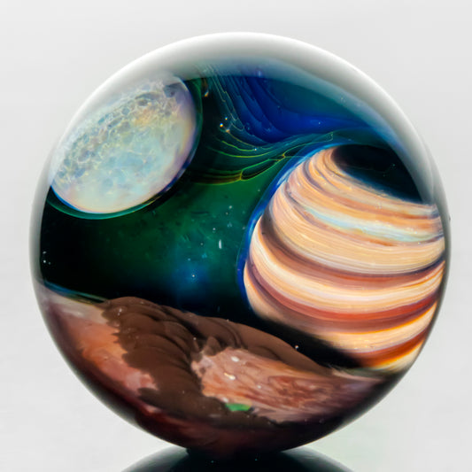 29mm Moon and Jupiter Marble by Nokki Shinya (2024)