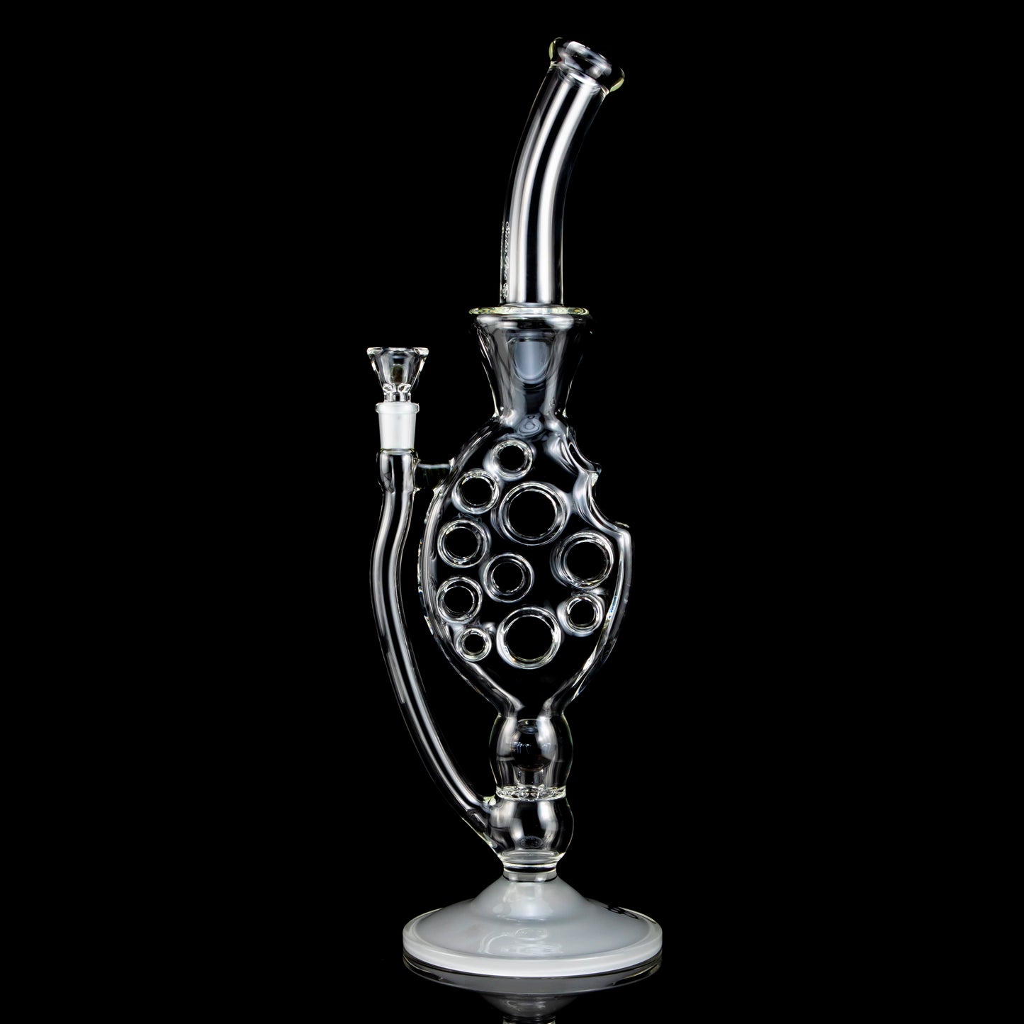 Swiss Perc Mini Bent Neck SideFeeder "MarblePerc" in Paparazzi [Number 83 of 100 for 2023]