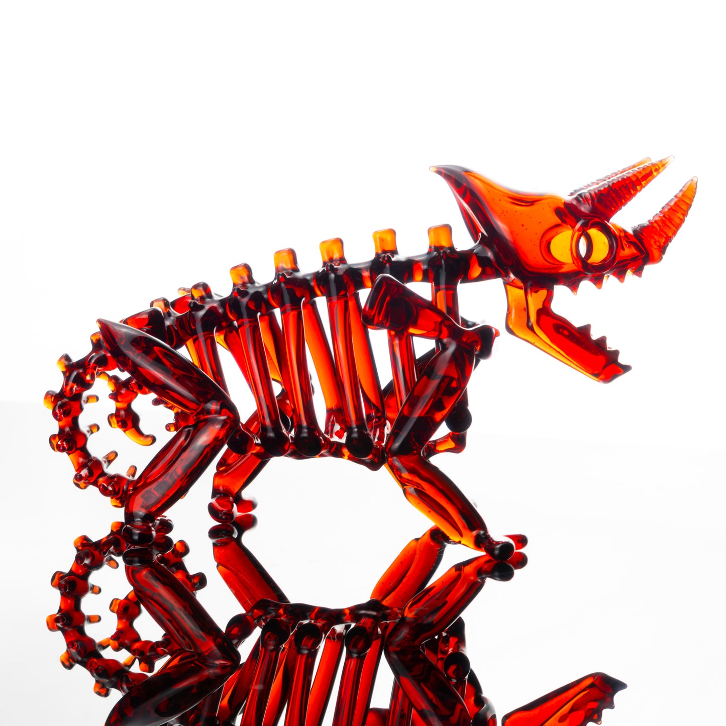 Akio Jackson Chameleon Skeleton Sculpture