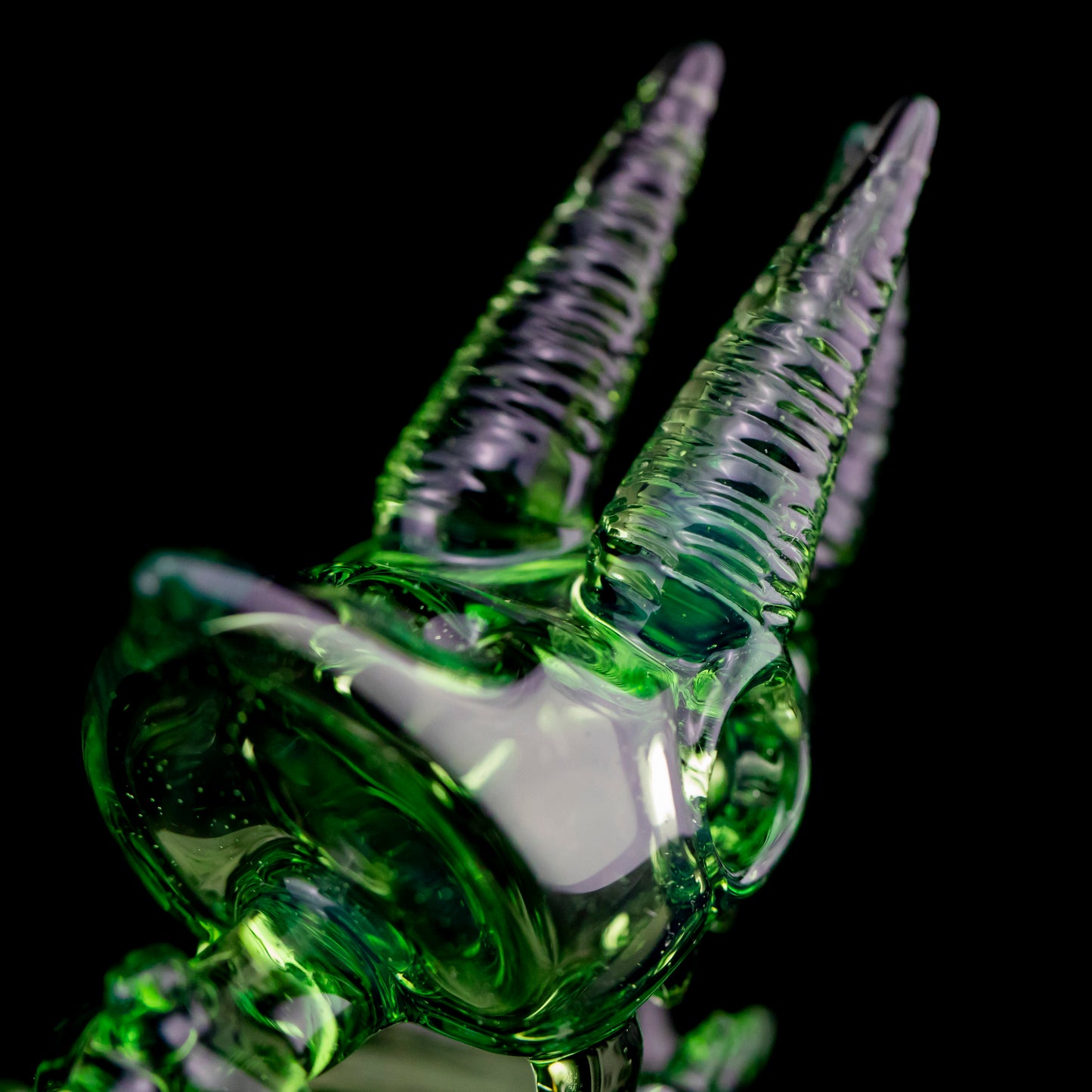 Tropical Green Skeleton Sculpture by Akio (2024)