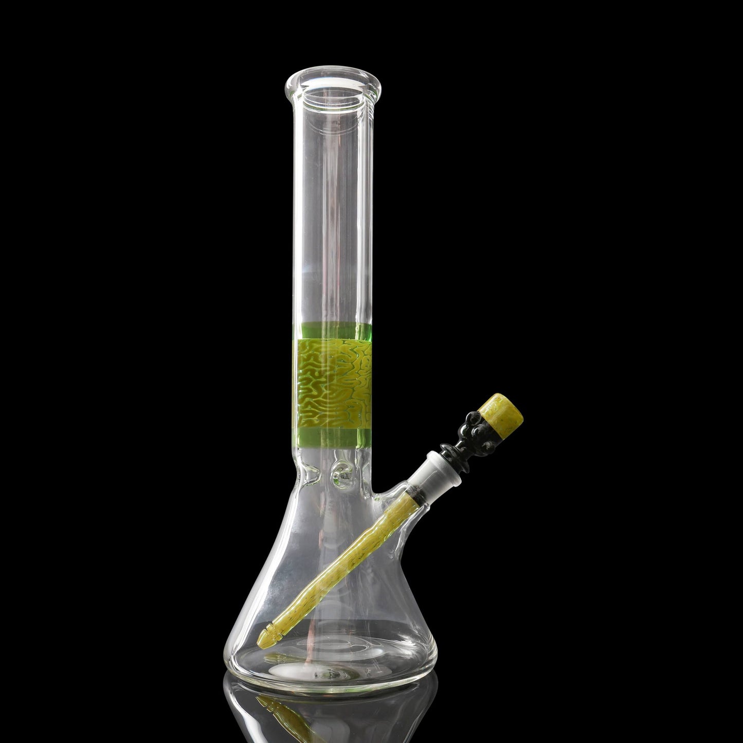 exquisite art piece - Green Beaker Tube By Algae