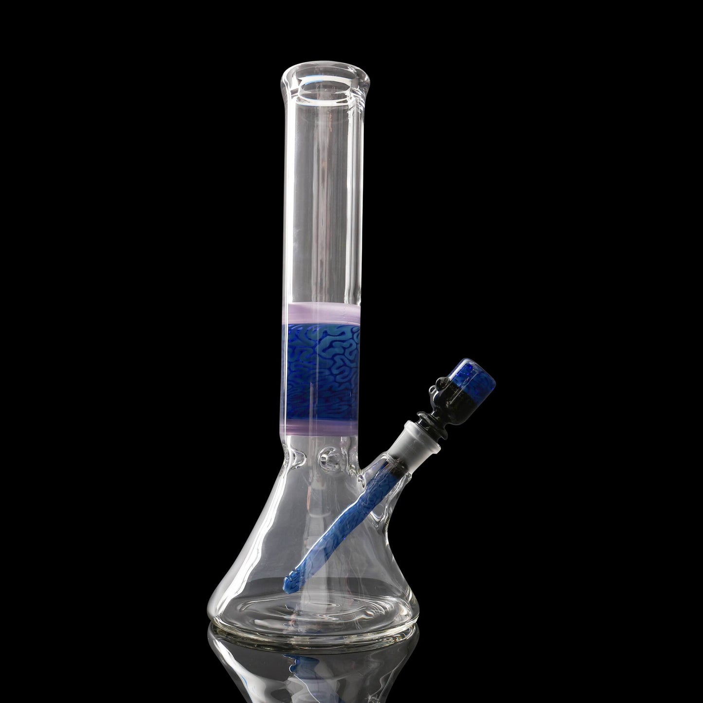 exquisite art piece - Blue Beaker Tube (A) By Algae