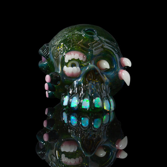 Small Collab Skull Shredder Rig by Carsten Carlile x Salt