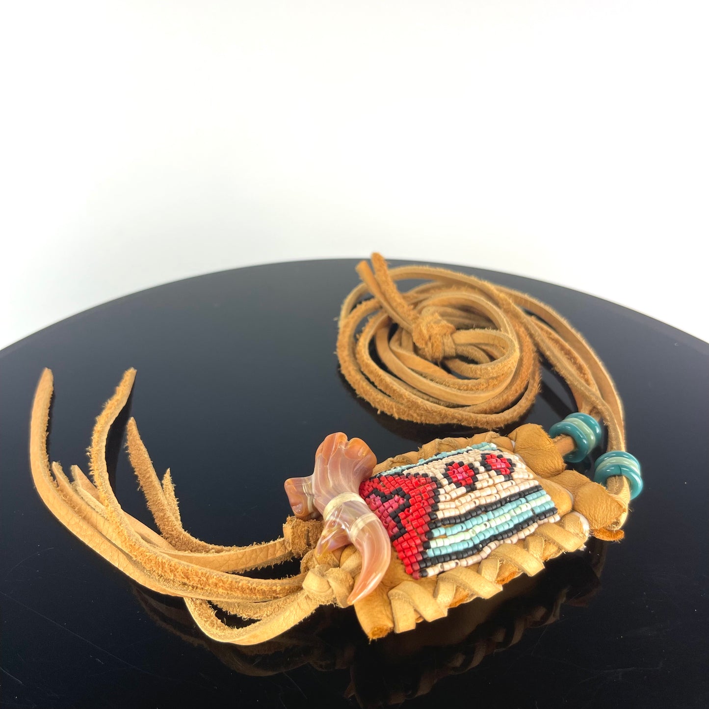 Beaded Medicine Bag by Elks That Run