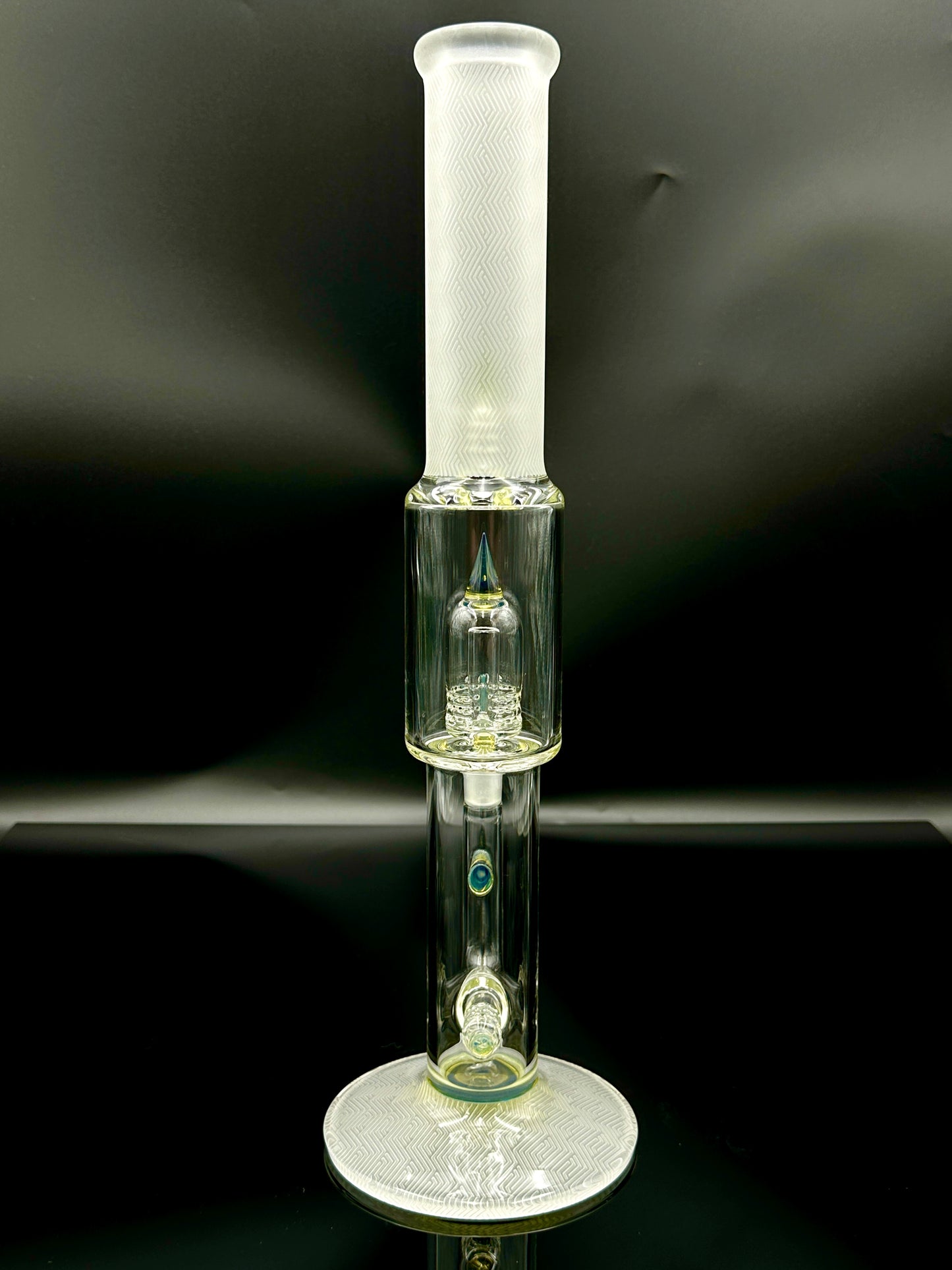 MGD - PA - StemLine 16mm 3 Cut 360 to Mini Grid Dome with Splash Guard 44mm Neck Cold Work Neck and Foot