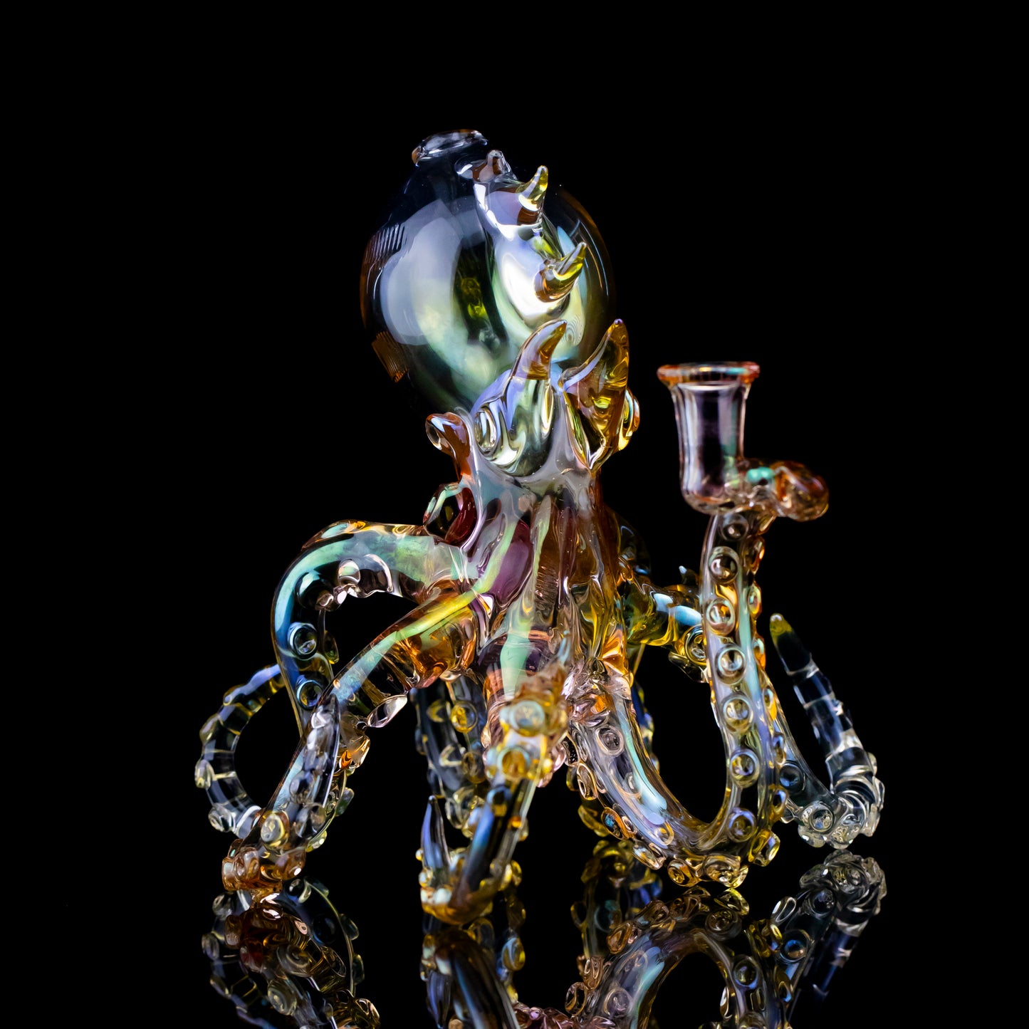 Full Gold Fume Kraken by Wicked Glass (2024)