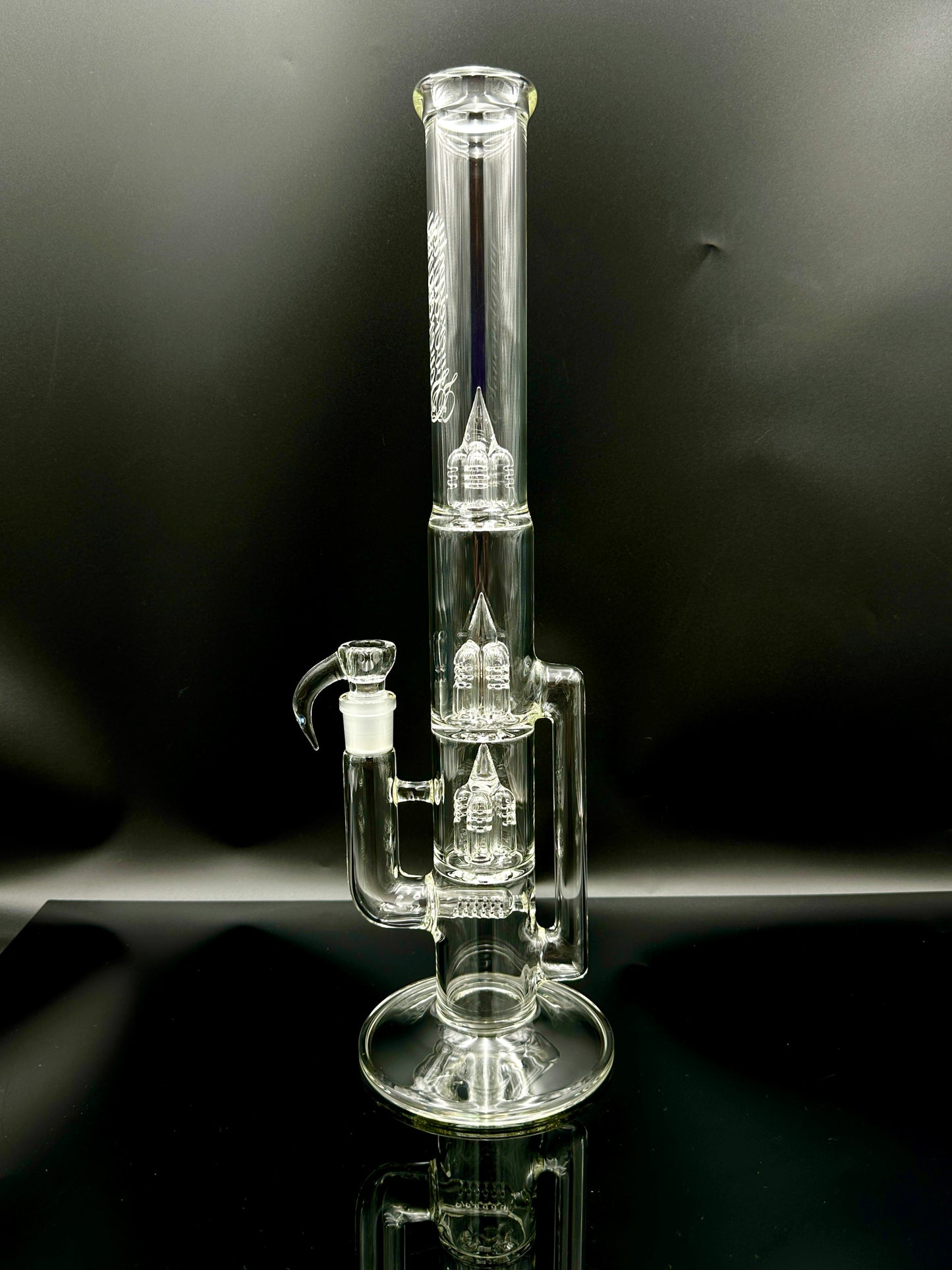 TreeCycler - C - StemLine 16mm 6 Cut DownGrid to Inverted 4 to Inverted 4 with Splash Guard 44mm Neck