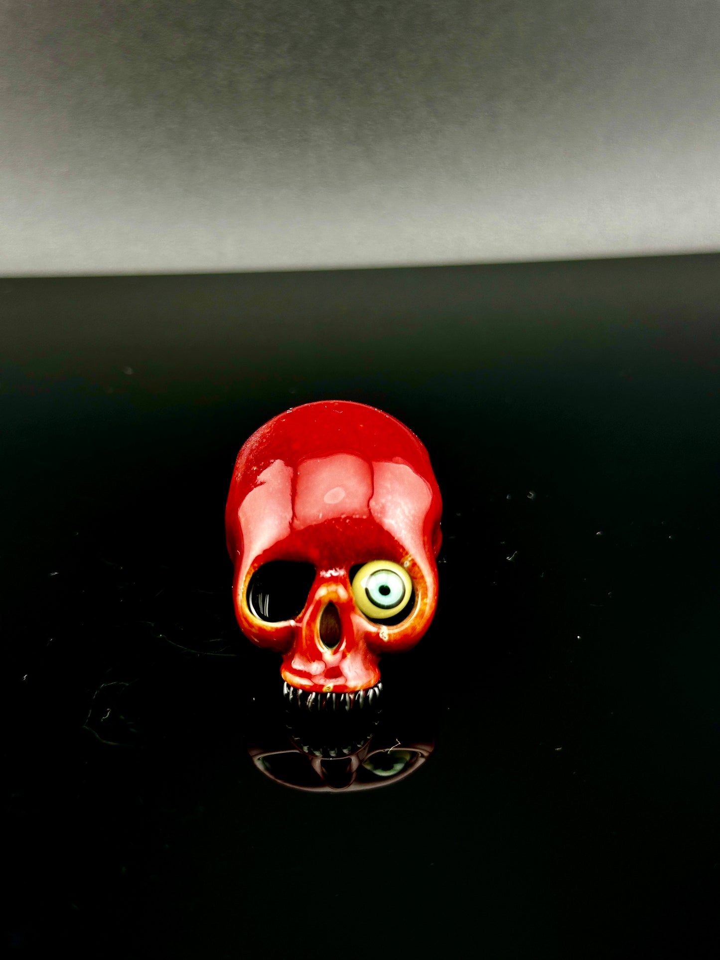 Aquarius skull pendant