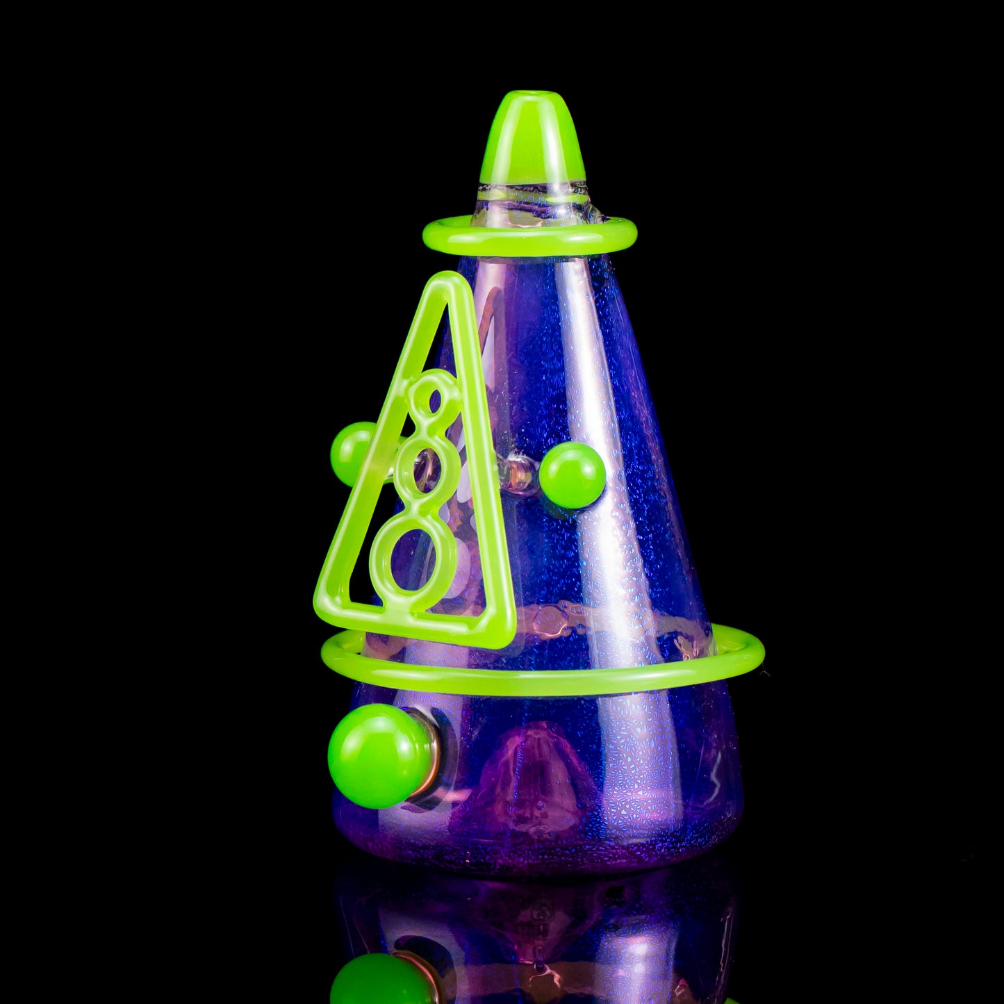 Volcano Piece by Elnew Glass (B)