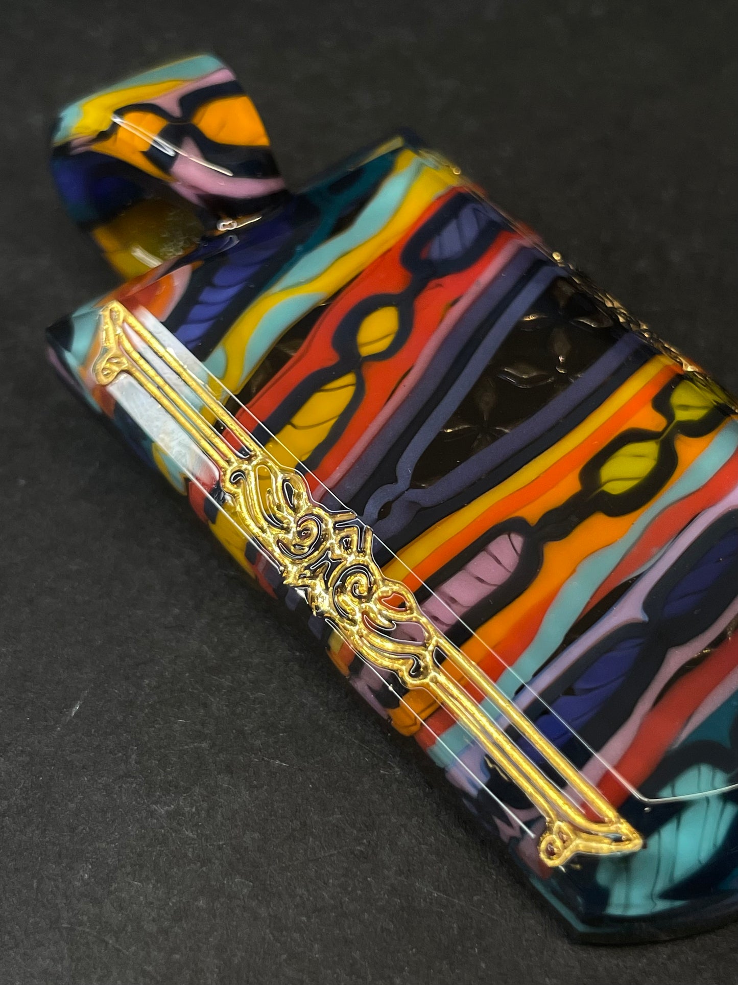 Framed Coogi Pendant by Green T Glass x Trip A (Coogi Zoo)