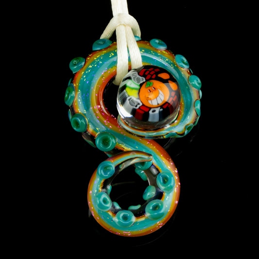 Tile Tentacle "S" Pendant by Wicked Glass x GROE x Atomik (Got the Juice Vol. 3)