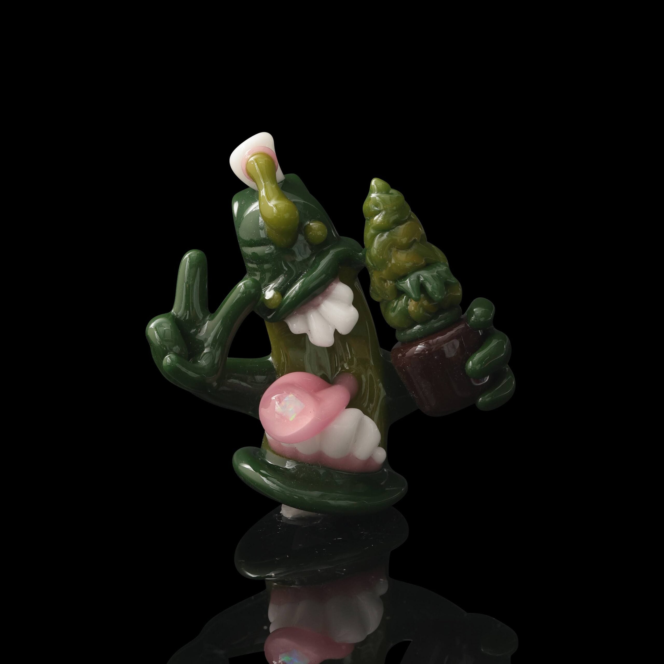 artisan-crafted design of the Large Mushroom Rig by Glasshole (2023)