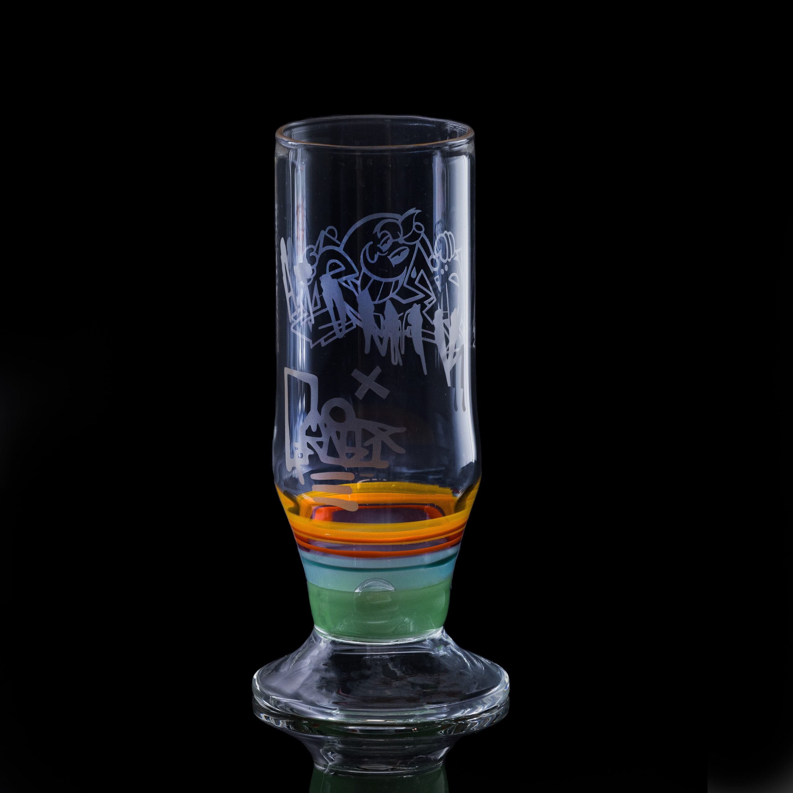 artisan-crafted design of the Large Mushroom Rig by Glasshole (2023)