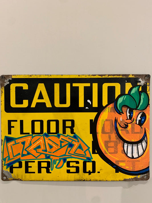 artisan-crafted art piece - Atomik x Groe Yellow Sign (Got the Juice Vol. 2)
