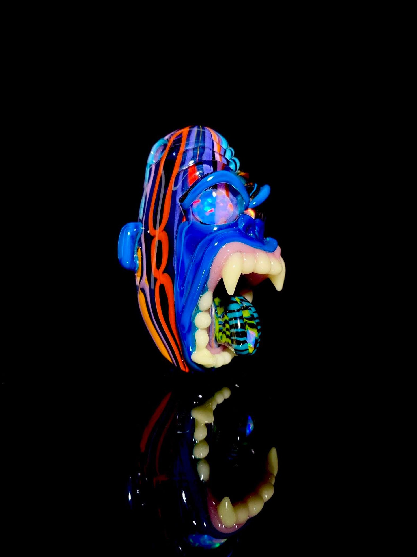Acideater Killa Gorilla Pendant (B) by Firefly Glass x Trip A (Coogi Zoo)