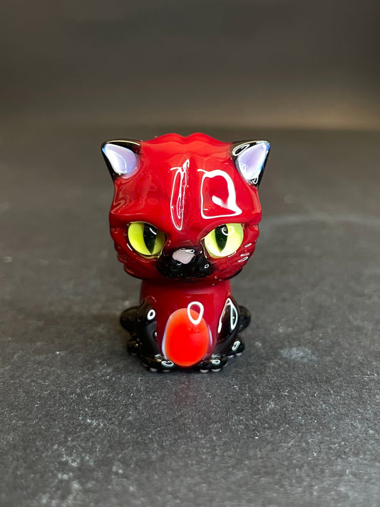 luxurious glass pendant - Kitty Pendant (L) by Nathan Belmont (2023)