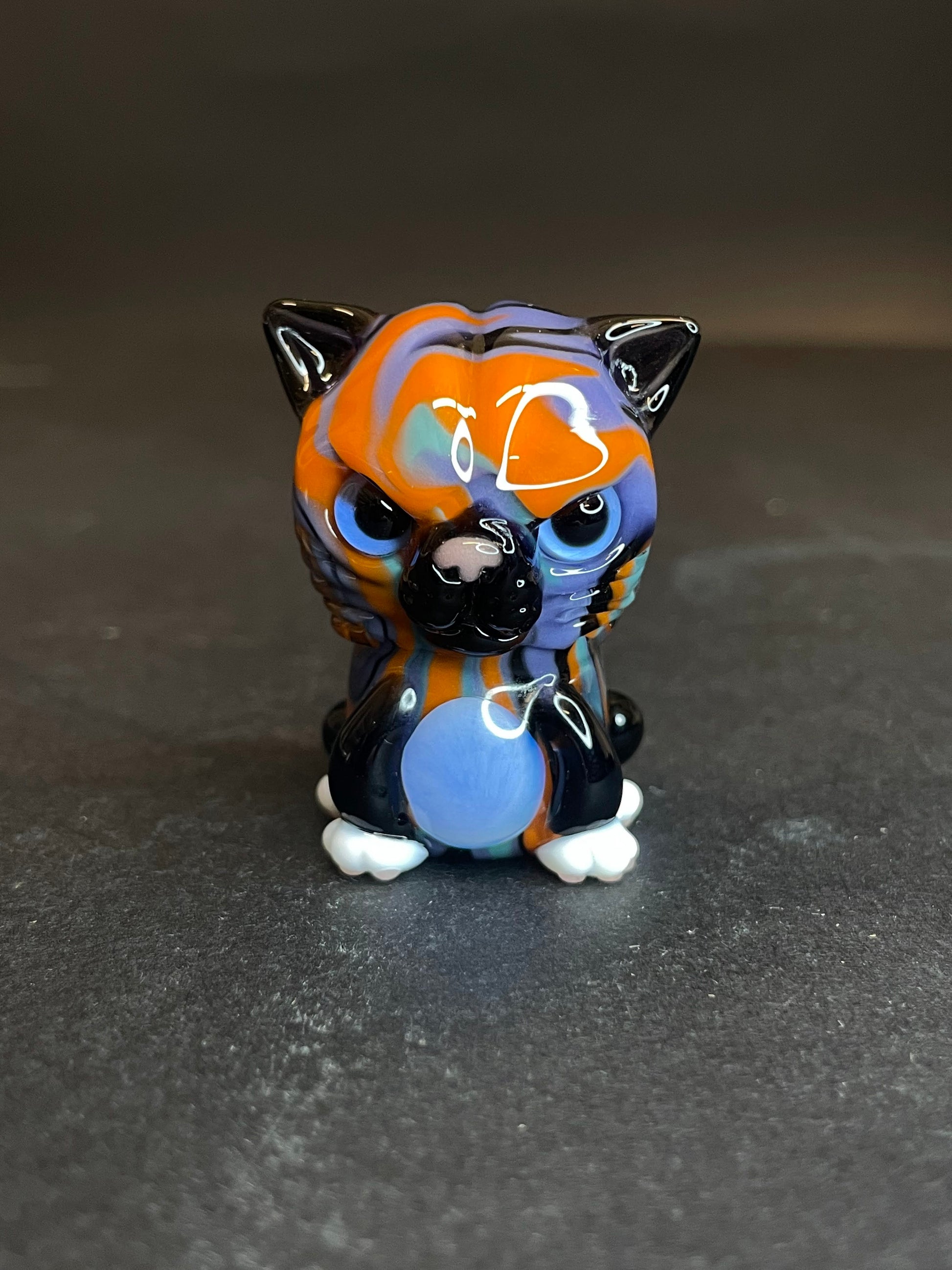 innovative glass pendant - Kitty Pendant (Q) by Nathan Belmont (2023)