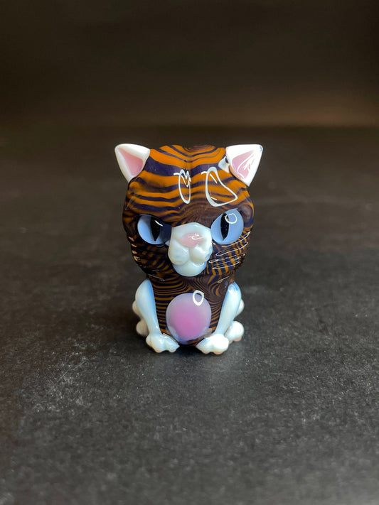 heady glass pendant - Kitty Pendant (O) by Nathan Belmont (2023)