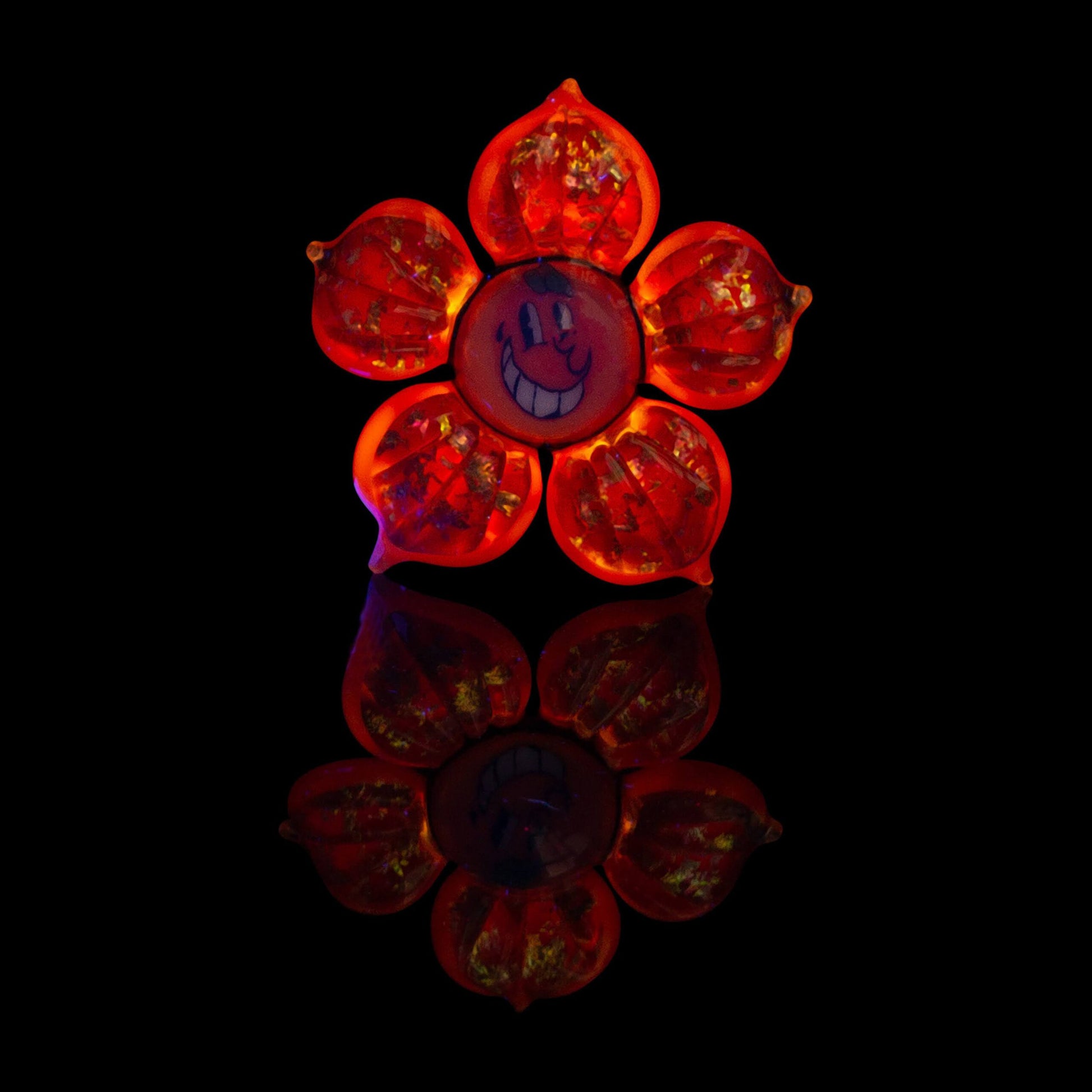 artisan-crafted glass pendant - Mars x Atomik x Groe Flower Pendant (Got the Juice Vol. 2)