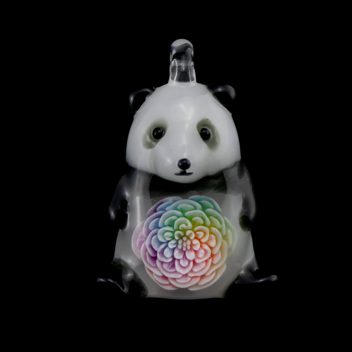 Pastel Panda Pendant by Glass Azu (2024)