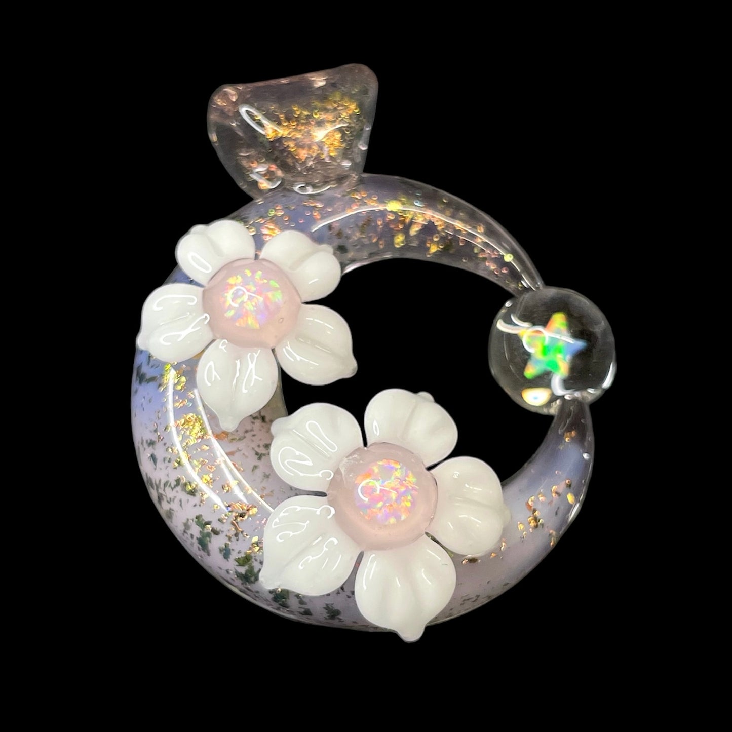 Moon Spinner Flower Pendant by Mars (2024)