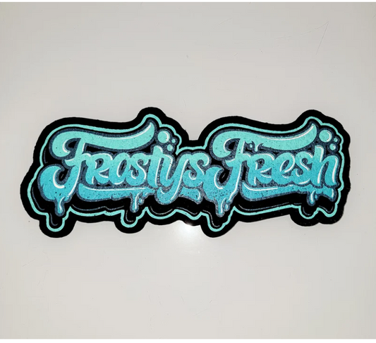 artisan-crafted art piece - Blue Logo Moodmat by FrostysFresh