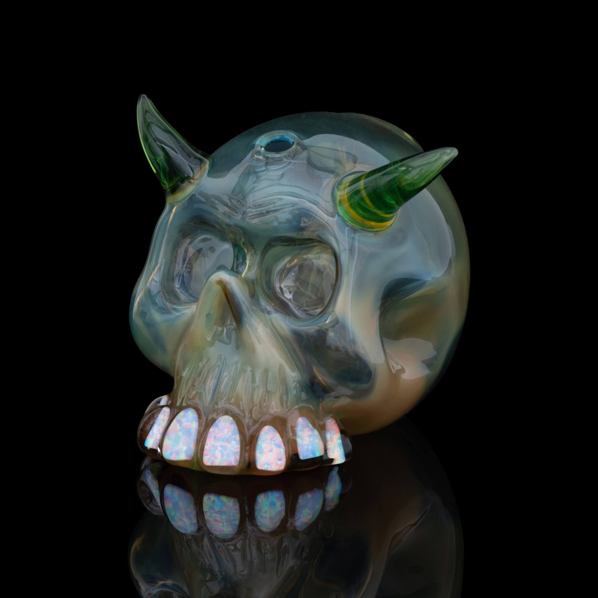 sophisticated art piece - Devil Head Skull w/ UV by Carsten Carlile (2023)