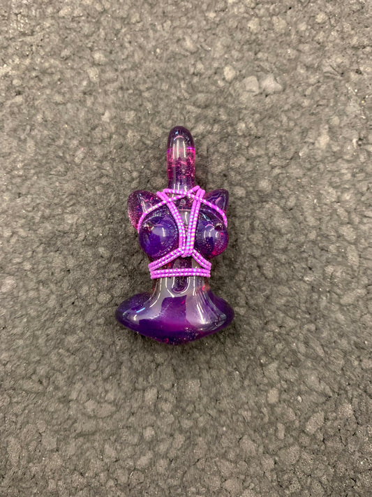 innovative glass pendant - Purple Torso Pendant by KT Scissorbaby