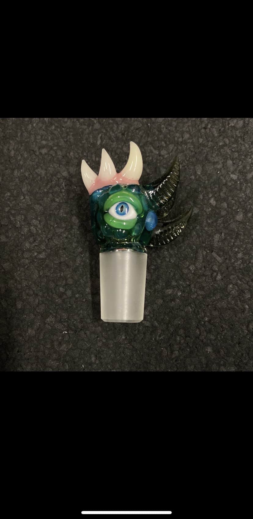 heady art piece - Slide (A) by Salt Glass (Trinkets & Tokens 2022)