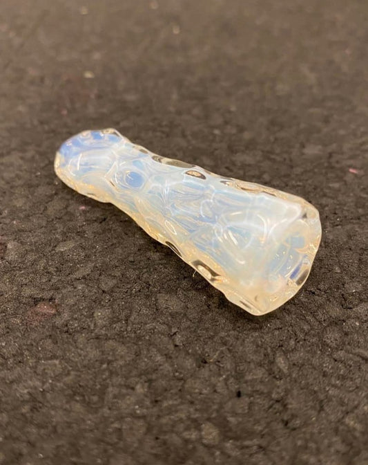 artisan-crafted art piece - Ice Cave Joint Tip by Chaka Glass (Trinkets &amp; Tokens 2022)