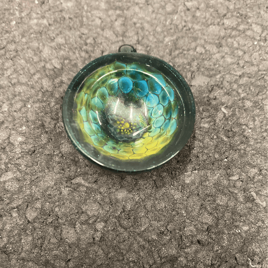 luxurious glass pendant - Disc Pendant by Nate Dizzle (Trinkets & Tokens 2022)