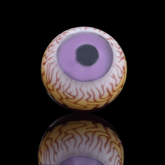 exquisite art piece - Purple Eye Marble by Rocko Glass (Trinkets & Tokens 2022)
