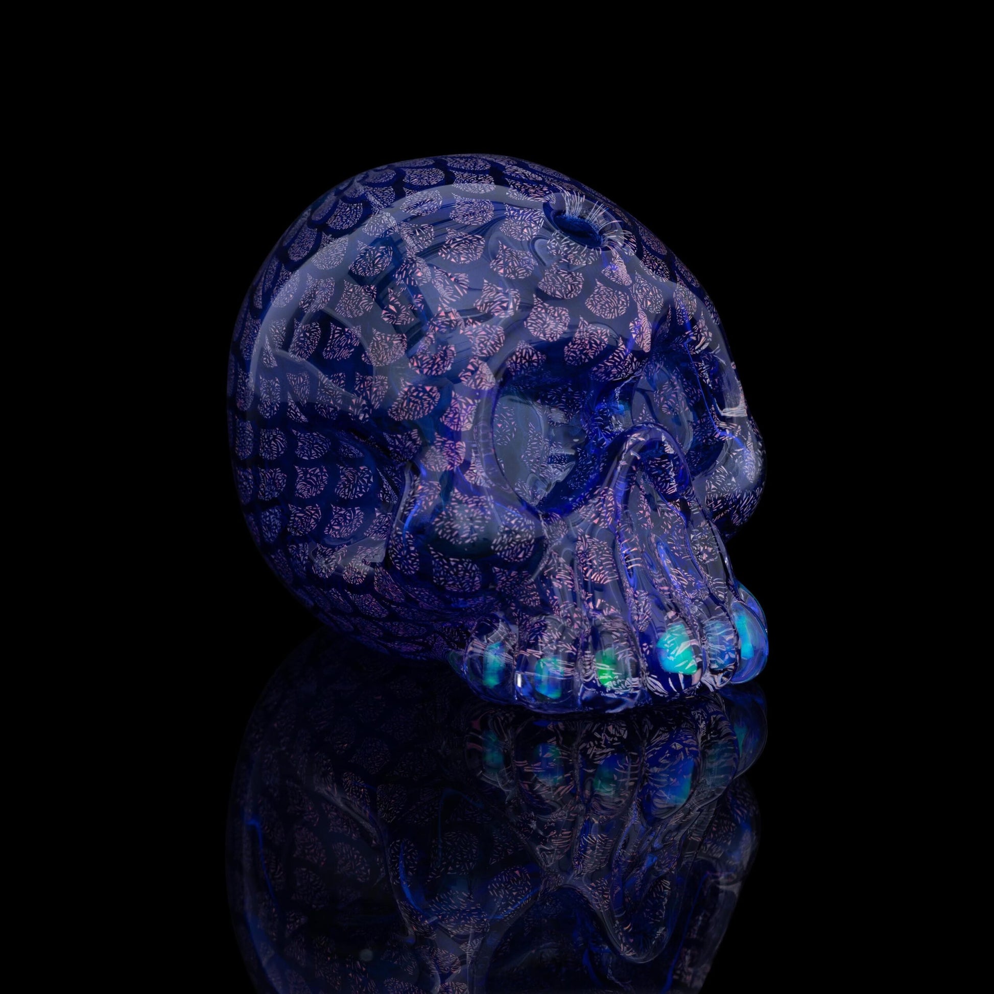 meticulously crafted art piece - Dichro Design Small Skull by Carsten Carlile (2023)