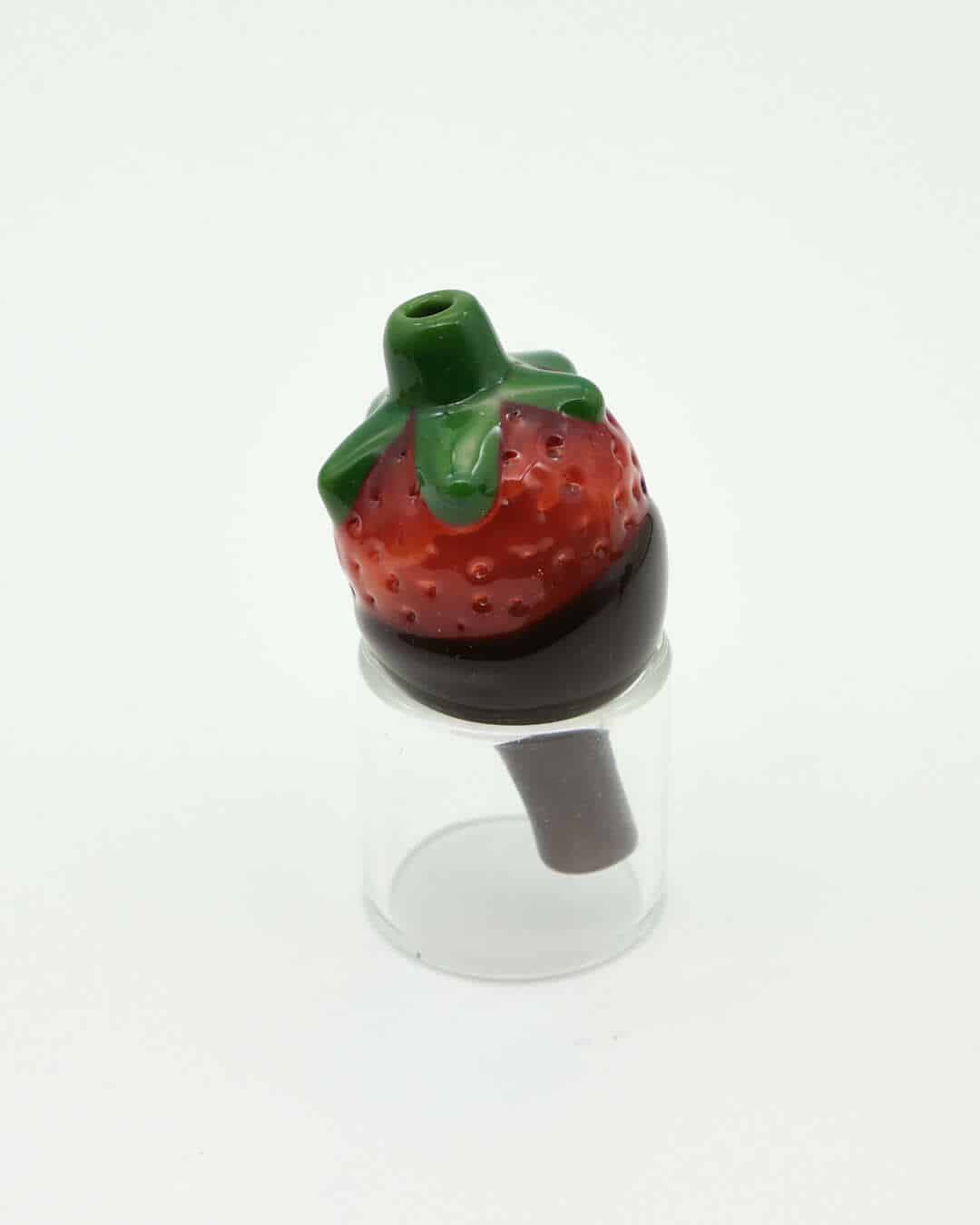 soft design of the Chocolate Strawberry Bubble Carb Cap by Gnarla Carla