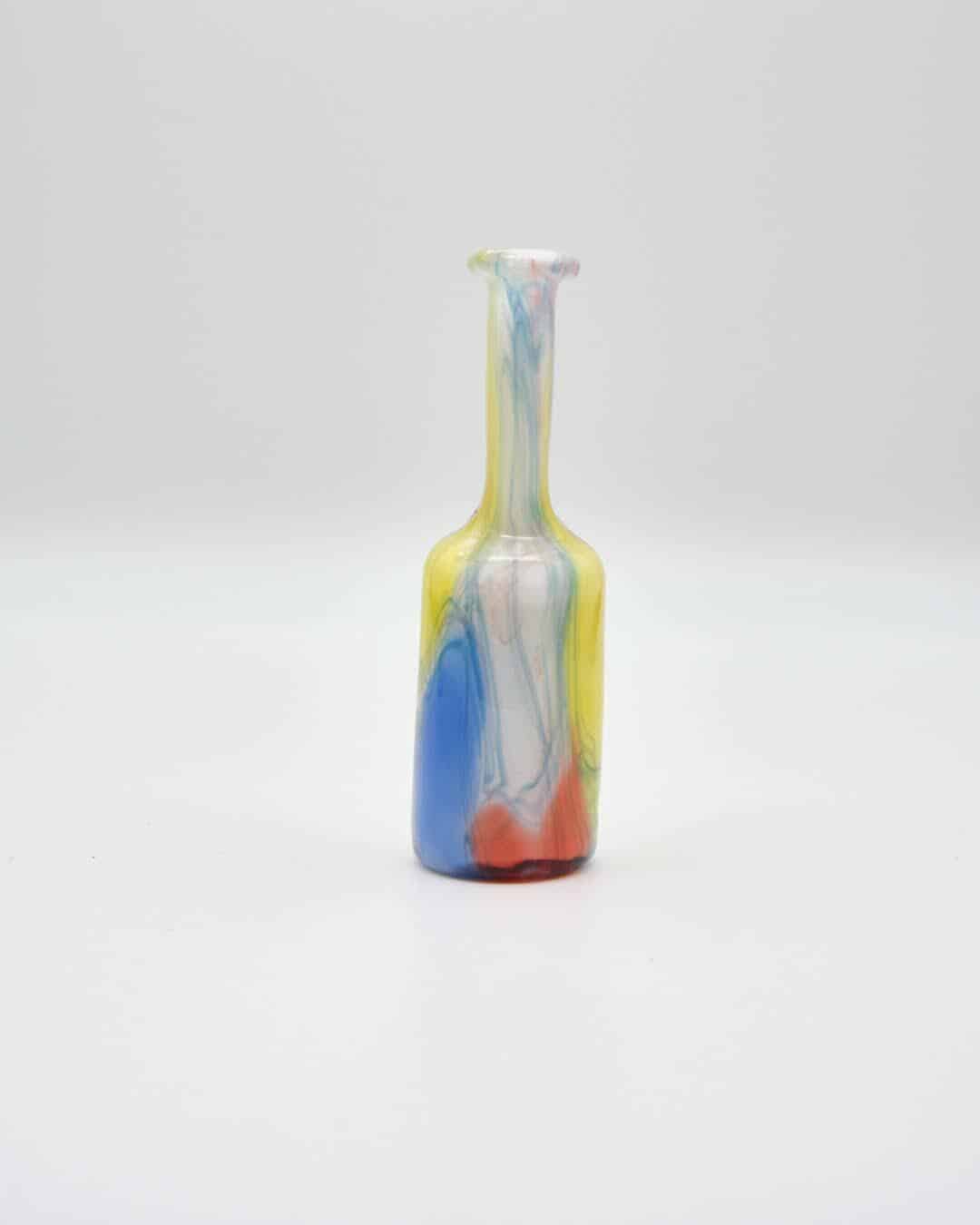 luxurious art piece - Red/Blue/Yellow One Hitter Bottle by Scomo