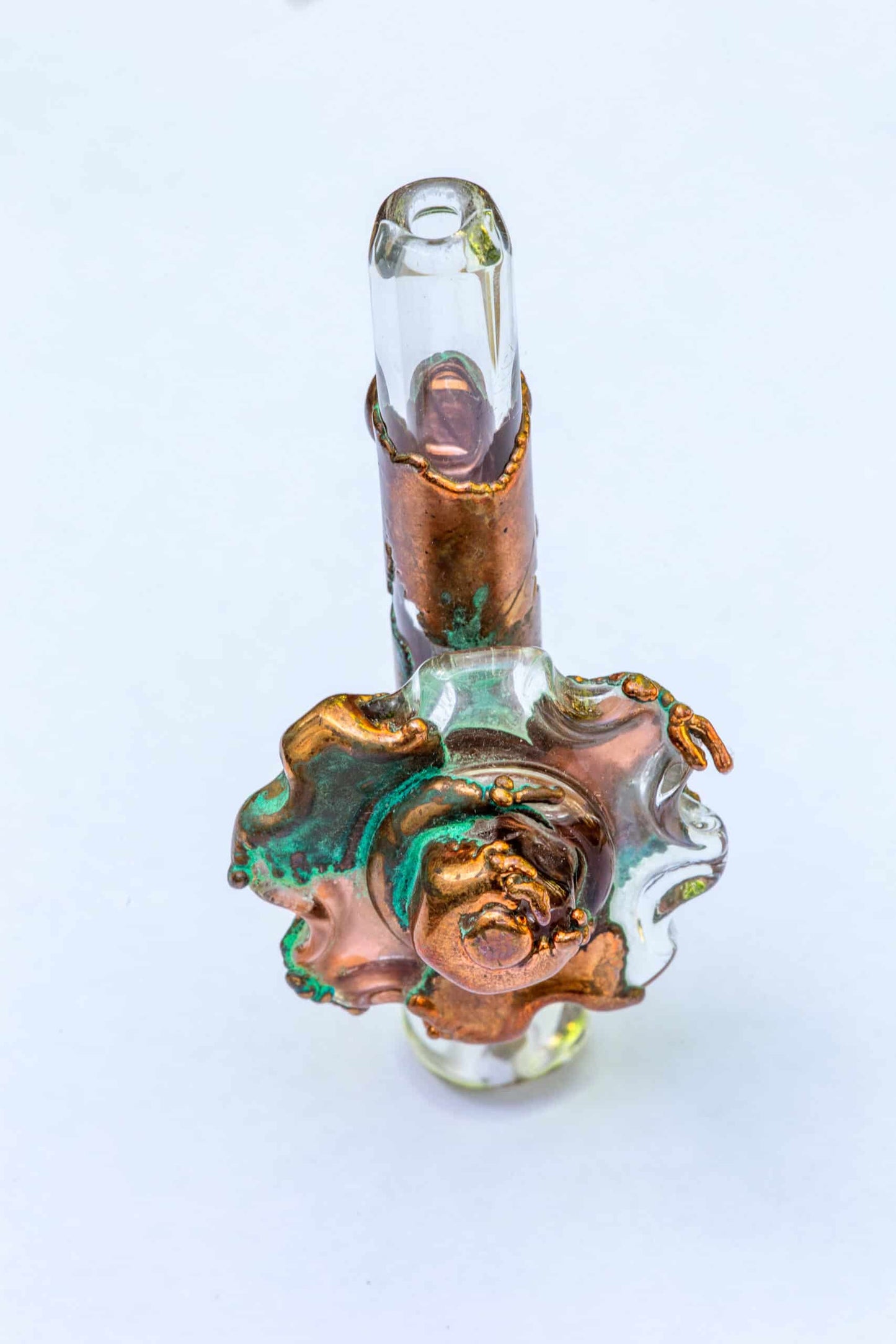 meticulously crafted art piece - Copper/Glass Onie by Snic Barnes x Zach P