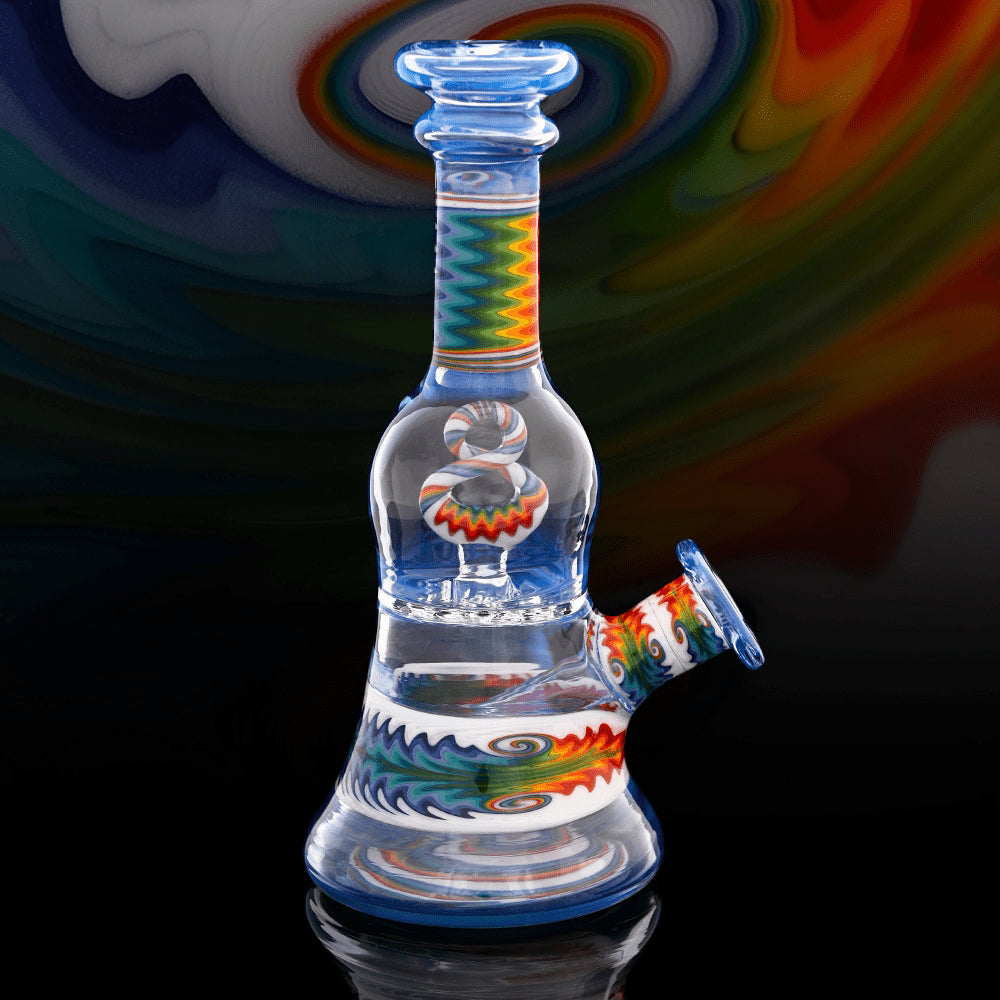 innovative glass pendant - Rainbow Wig Wag Infinity Tube Set by NateyLove (w/ Pendant & Signed Pelican Case)