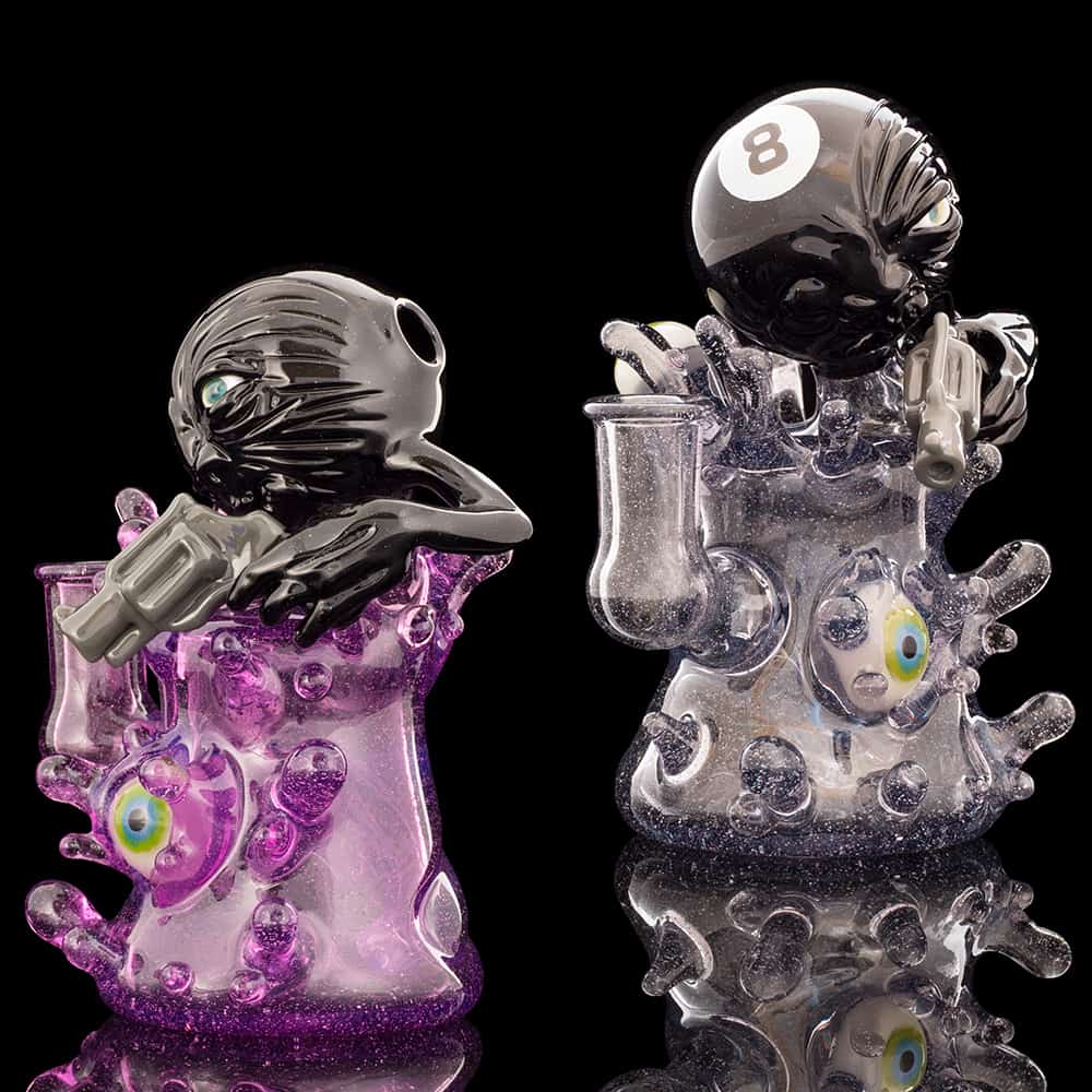 artisan-crafted art piece - Ski Mask x Salt 38 Ball Special (Parallax/Galaxy)