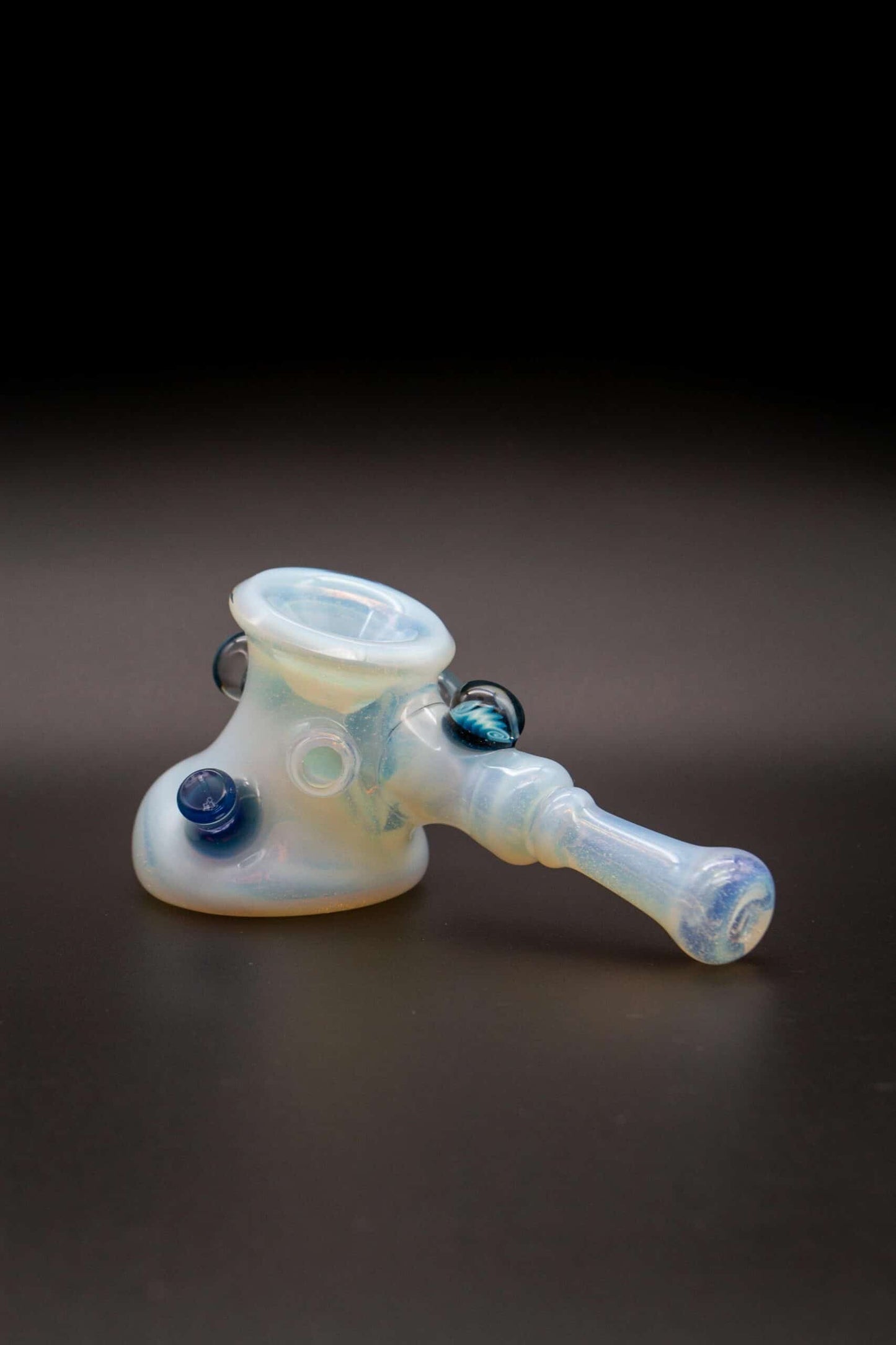 meticulously crafted art piece - Whiteout Dry Hammer by Chaka Glass